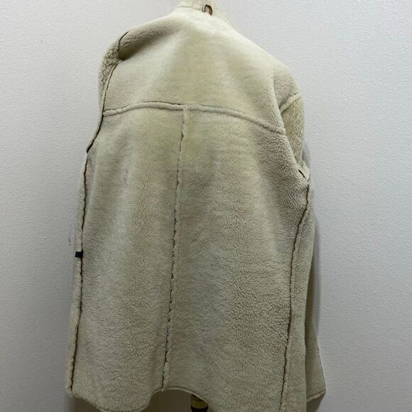 Vintage Owen Barry Tan Shearling
Jacket Coat Women’s Size Large - Picture 11 of 12